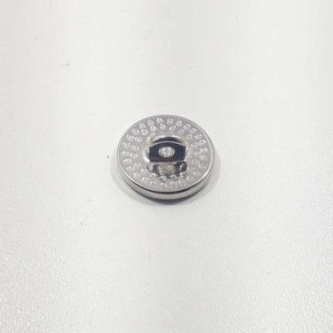 Imagem de Botão Metal Lilás Prata 15mm com Pé 15Un 100Un 200Un confecção camisas