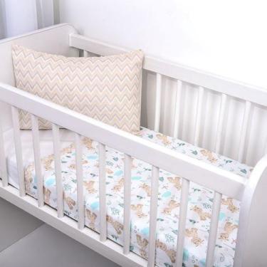 Imagem de Kit de mini berço brubrelel - chuva de amor rosa - 7 peças - MINASREY