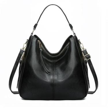 Imagem de Bolsa Feminina Couro Pu Transversal Luxo Viagem Trabalho - Ninabag, Pr
