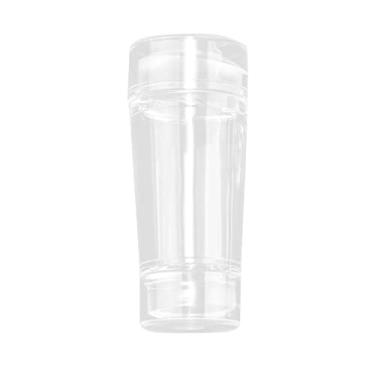 Imagem de Zwbfu Kit de estampagem de unhas de silicone Estampador de Nail Art com raspador Cabeça de estampagem de unhas com tampa e raspador para placas de estampagem DIY Nail Art