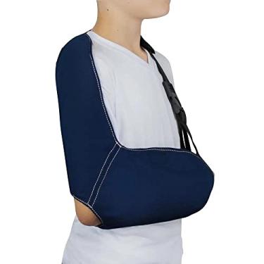 Imagem de Tipoia Estabilizadora Estofada Azul Marinho Infantil Mercur