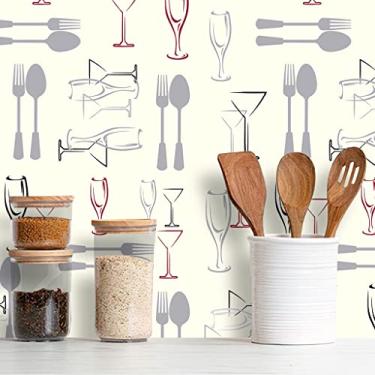 Imagem de Papel de Parede Adesivo Cozinha Café Diversos Modelos Rolo 3m Cozinha Café:CS081