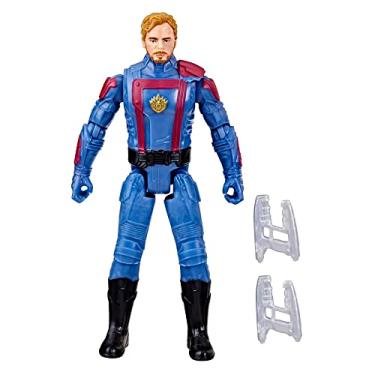 Imagem de Boneco Marvel Guardiões da Galáxia Vol.3 - Figura de 10 cm com acessórios - Senhor das Estrelas - F6664 - Hasbro