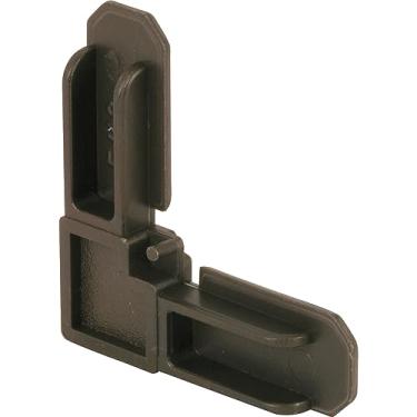 Imagem de Prime-Line Canto para moldura de tela MP7728-50, 5/16" x 3/4", plástico bronze, pacote com 50, 50 peças