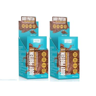Imagem de Kit 2 Body Protein Cacau Sachê 20g Equaliv
