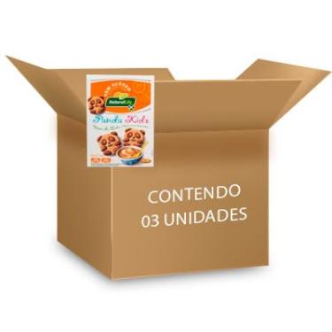 Imagem de Biscoito Panda Kids Sem Glúten, Sem Lactose Doce de Leite Natural Life contendo 3 pacotes de 100g cada