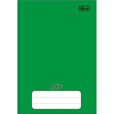 Imagem de Caderno Brochura Capa Dura 1/4 D+ Verde 48 Folhas - Pacote Com 15 Unid