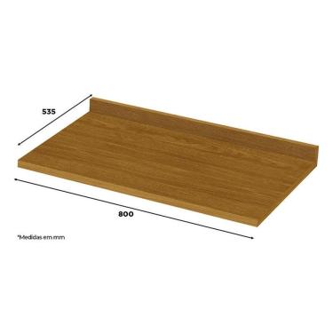 Imagem de Tampo Para Balcão 80cm Nature - Henn