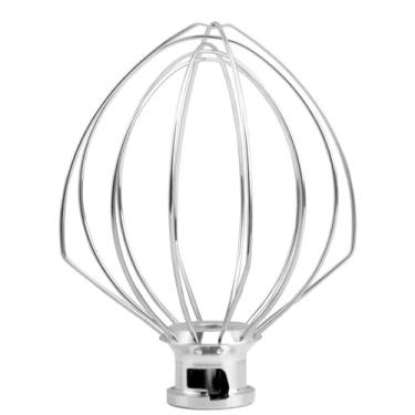 Imagem de Chicote de arame K45WW de 15 cm para batedeira de cabeça inclinada para KitchenAid, batedor de creme pesado, agitador de creme de aço inoxidável, batedor de farinha de maionese