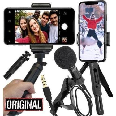 Imagem de Estabilizador de Imagem Monopod Suporte Apoio de Celular Microfone Lap