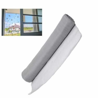 Imagem de Tela Mosquiteiro Inseto Mosquito Rolo 25 Metros Janela Porta Pernilong