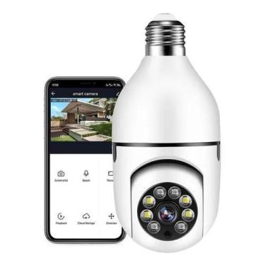 Imagem de Câmera Ip Lâmpada De Segurança Wifi Espia Panorâmica 360 - Single