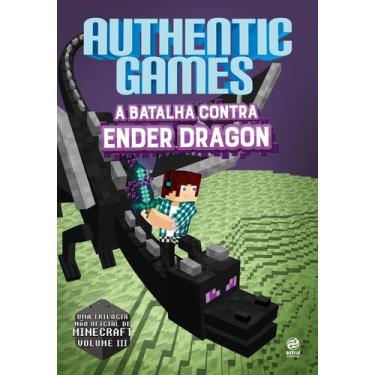 Imagem de Livro - Authenticgames  a batalha contra Ender Dragon