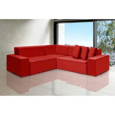 Imagem de Sofá Dubai 2.37x2.37m de Canto Retrátil  - Sofisticato, verme