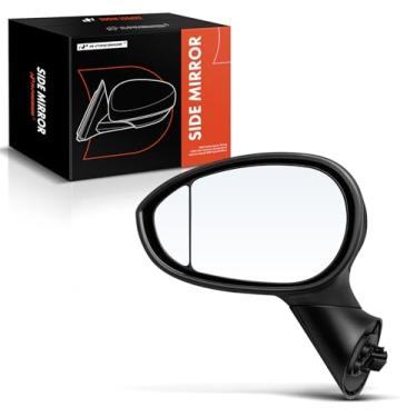 Imagem de A-Premium Espelho retrovisor elétrico do lado do motorista - compatível com Fiat 500 2012-2018 - Preto dobrável manual aquecido com detecção de ponto cego espelho retrovisor externo - Substituição #