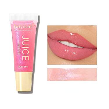 Imagem de INTEROOKIE Shuiguang Dudu Lip Hidratante Lábios Mel Textura Hidratante Antiaderente Mangueira Iluminadora Lip Color Gloss (02#)