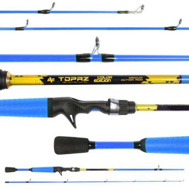 Imagem de Vara Para Carretilha Albatroz Topaz Color Edition 6'0" (1,80m) 6-12lbs
