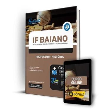 Imagem de Apostila IF Baiano - Professor - História - Editora Solução