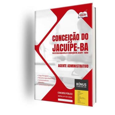 Imagem de Apostila Prefeitura de Conceição do Jacuípe - BA 2024 - Agente Adminis