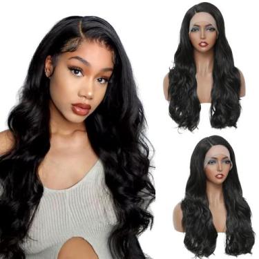 Imagem de Peruca Front Lace Hd Ondulada Fibra Futura Premium + Wig Cap - bbless,