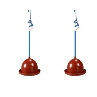 Imagem de Kit 2 unidades Bebedouro Frango Aves Galinha Pendular Automatico - wp 