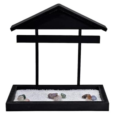 Imagem de Kit Base Cenário Jardim Zen Altar Painel Telhado De Madeira