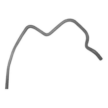 Imagem de Mangueira sup reservatorio ao radiador fiesta / courier -- - METALSYST