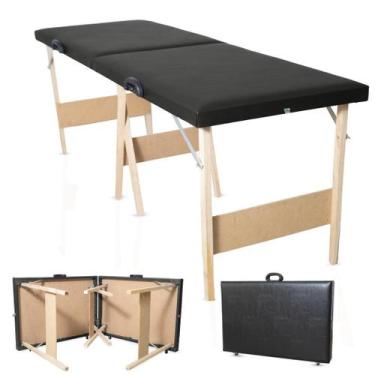 Imagem de Maca Portatil Dobravel Maleta PROFESSIONAL  250KG Massagem Estetica De