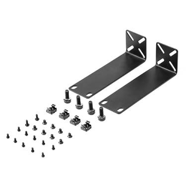 Imagem de PhyinLan ラックマウントキット 7.9インチスイッチ用 調節可能なラックイヤー Netgear Cisco D-Link TRENDnet HP 製品用 幅7.9インチ~19インチ機器へのマウント 穴距離調節可能 14~30mm