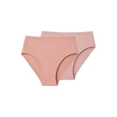 Imagem de Kit com 2 Calcinhas Alta Liz 50231 Colorido, Bege, G