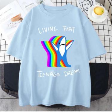 Imagem de Camiseta Katy Perry Left Shark Living That Teenage Dream Unissex - sne