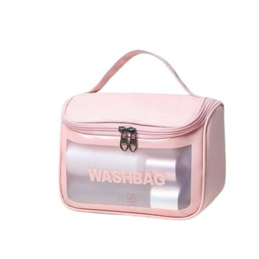 Imagem de Bolsa de Cosméticos Necessarie Transparente WashBag Impermeável