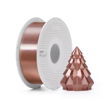 Imagem de Filamento Impressora 3d Bambu Lab Pla Silk+ 1kg 1,75mm Carretel Reutilizável Cor Ouro Rose 13206