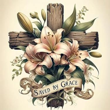 Imagem de Kits de ponto cruz para adultos iniciantes, kits de ponto cruz com contagem de flores, costura impressa, padrões fofos, dimensões, bordado, artesanato, kits de bordado para adultos iniciantes (35 x 35