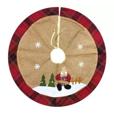 Imagem de Saia Para Árvore de Natal Temática Boneco De Neve 68cm - Gici Christma
