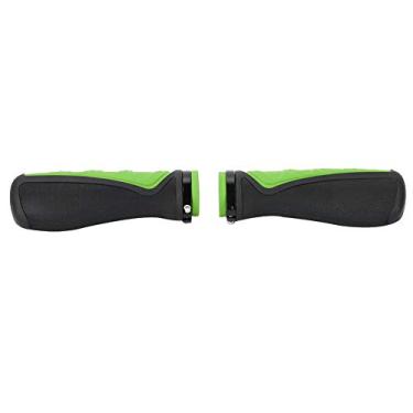 Imagem de Semme Mountain Bike Guitlebar Grips Anti Slip Design Ergonômico Elegante à Prova de Poeira à Prova D'água para Ciclistas de Estrada e Montanha (Preto verde)