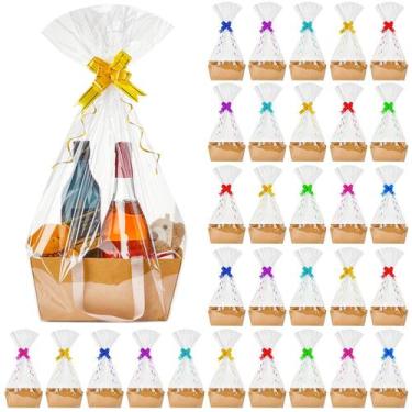 Imagem de Cesta de presentes Tuanse DIY Kit de cesta de presentes a granel com 3