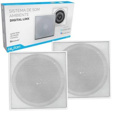 Imagem de Arandela Caixa Som Ambiente Bluetooth Ativa 140W Quadrada  - Le Son