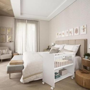 Imagem de Mini Berço Moises Rubi com Colchão e Suporte Mosqueteiro - Bebe Comple