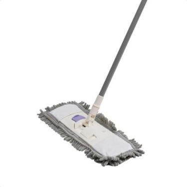 Imagem de Mop Simplo Flat Slim Com Esfregão De Chenille - Bravalumi