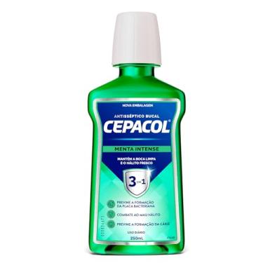 Imagem de CEPACOL - Enxaguante Bucal Menta Intense - Sabor Refrescante - Hálito Fresco - 250ml