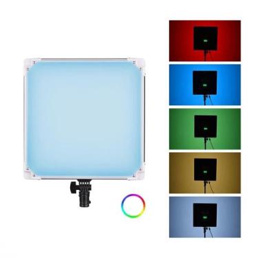 Imagem de Iluminador Painel LED NiceFoto TC-668II RGB Slim 50W Fonte - Nice Foto