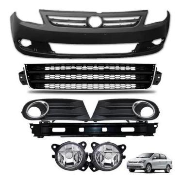 Imagem de Para-choque Gol Saveiro Voyage G5 + Grade + Milha + Alma Pch - DFEB