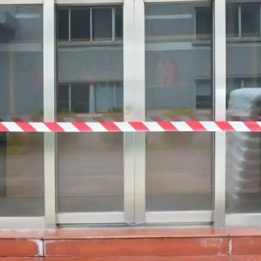 Imagem de Fita Sinalizaçao Zebrada 100 Metros Segurança Demarcaçao Sinalizadora Isolamento Area Restrita Proteçao