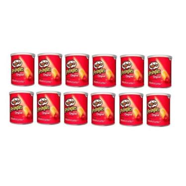 Imagem de 16 unidades de Batata Pringles natural 41g cada