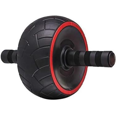 Imagem de Roda Abdominal Larga Profissional para Exercícios Pegada Anatômica Ultra Silenciosa Antiderrapante Durável