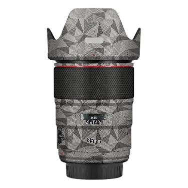 Imagem de EF 35 1,4 L II Adesivo de lente de câmera antirriscos para Canon EF 35 mm F1.4 L II Capa protetora de película protetora (titânio triangular)