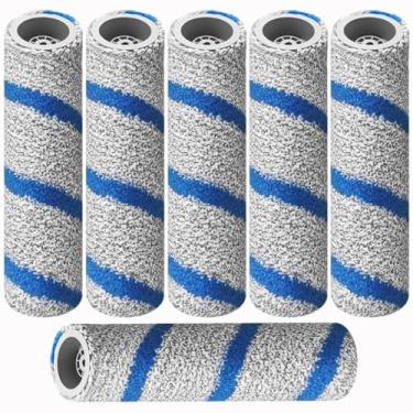 Imagem de Electropan Rolo de esfregão de 6 peças para Ecovacs Deebot X11 OmniCyclone/X11 Pro Omni/X9 PRO Omni/X8 PRO Omni/Yeedi S14 Plus Robot Vacuum, Ecovacs Deebot Roller Mops X9 PRO Omni Roller Mop