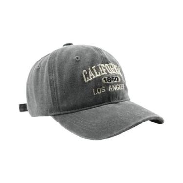 Imagem de Boné De Beisebol Retro Vintage De Algodão Unissex Bordado, Chapéu Casu