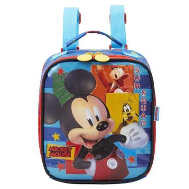 Imagem de Lancheira Térmica Escolar Infantil Disney Mickey Mouse - Xeryus, Azul